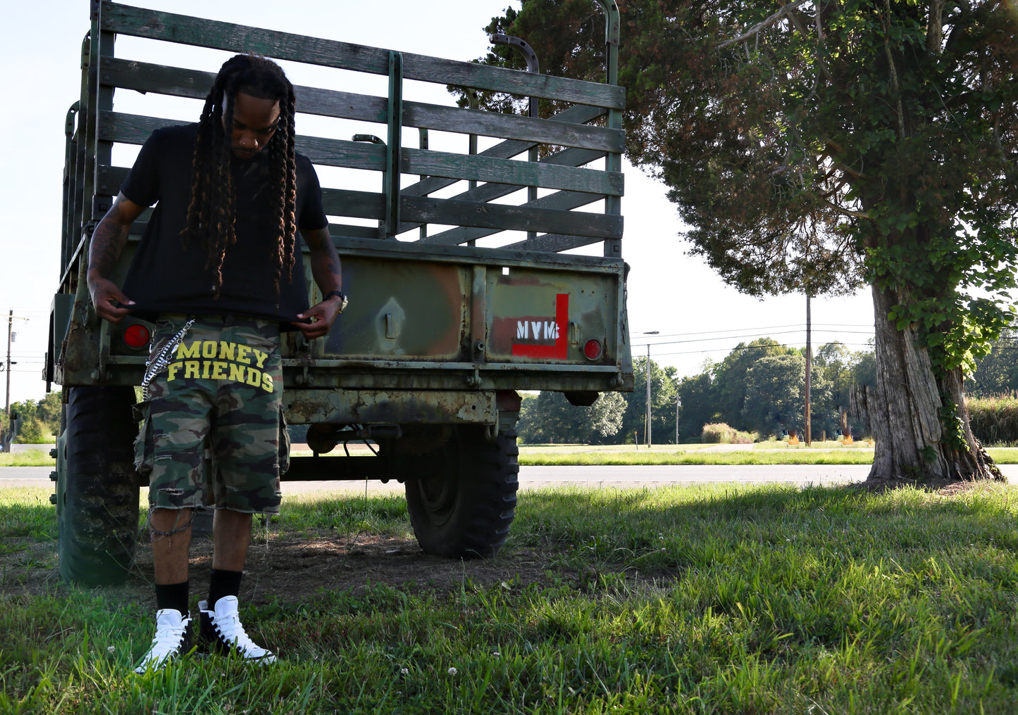 Camo Cargo Shorts